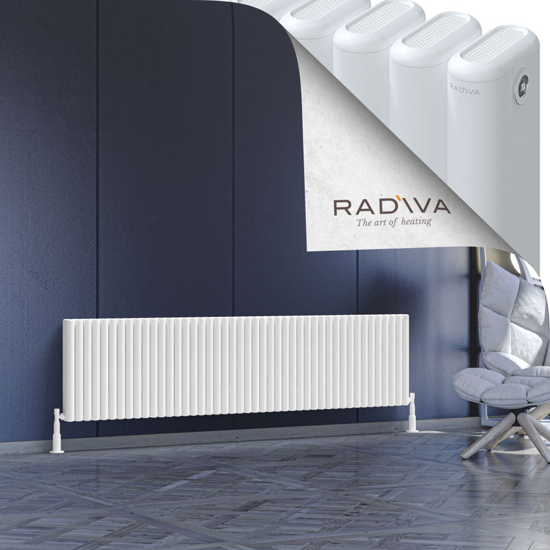 Kotto Aluminium Radiator 500x2021 White