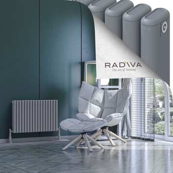 Kotto Aluminium Radiator 500x761 Grey - Thumbnail