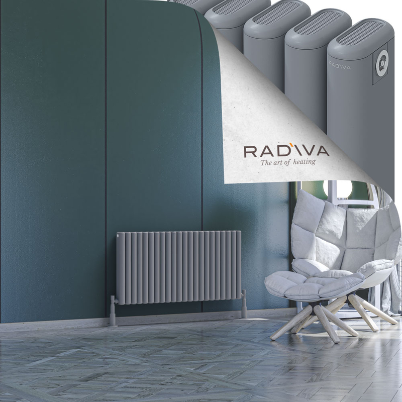 Kotto Aluminium Radiator 500x986 Grey