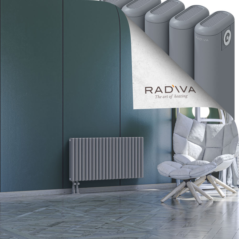 Kotto Aluminium Radiator 500x986 Grey