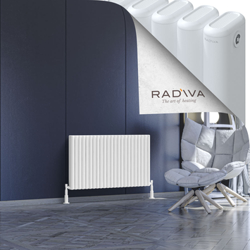 Kotto Aluminium Radiator 600x1031 White - Thumbnail