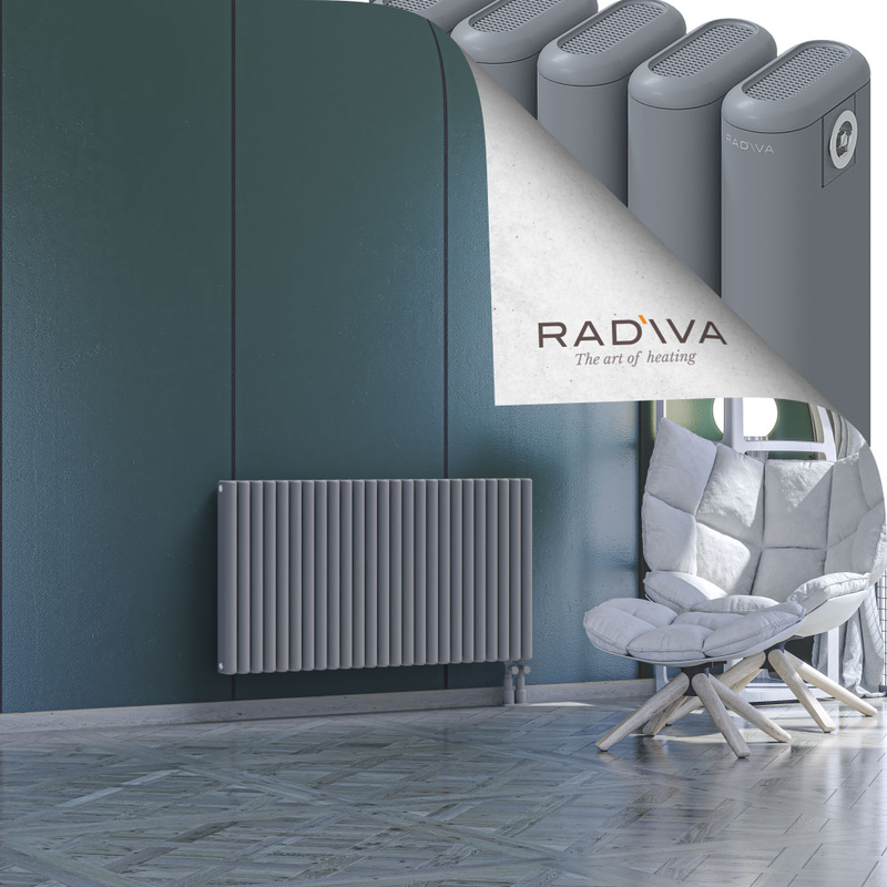 Kotto Aluminium Radiator 600x1121 Grey