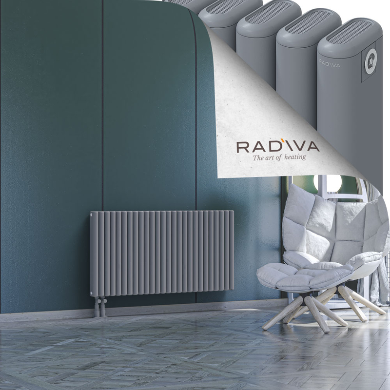 Kotto Aluminium Radiator 600x1166 Grey