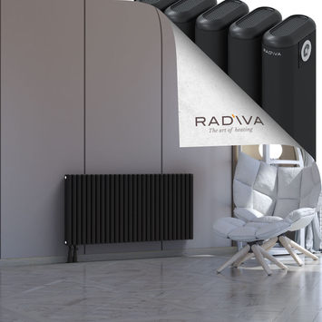 Kotto Aluminium Radiator 600x1256 Black - Thumbnail