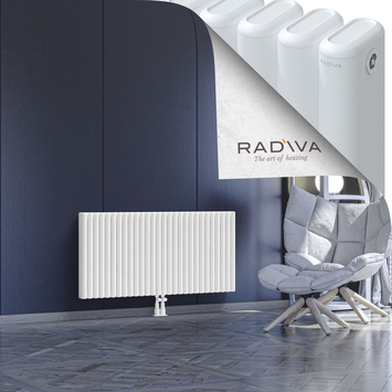 Kotto Aluminium Radiator 600x1256 White - Thumbnail