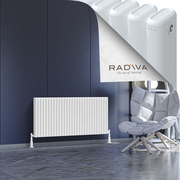 Kotto Aluminium Radiator 600x1301 White - Thumbnail