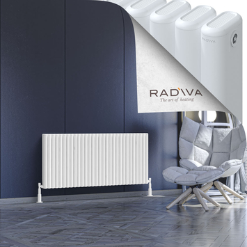 Kotto Aluminium Radiator 600x1346 White - Thumbnail