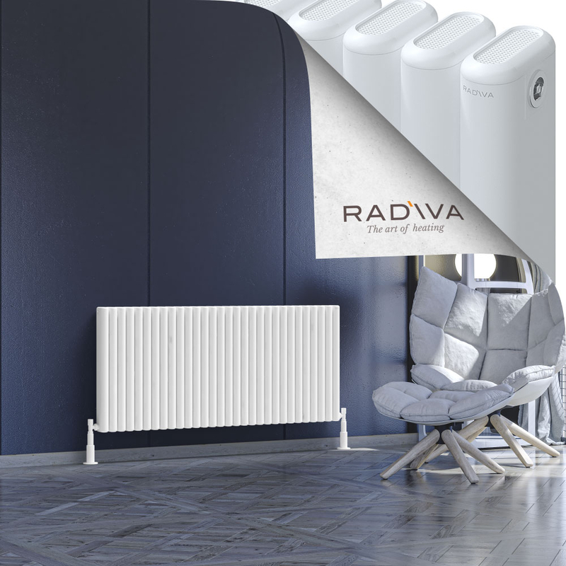 Kotto Aluminium Radiator 600x1346 White