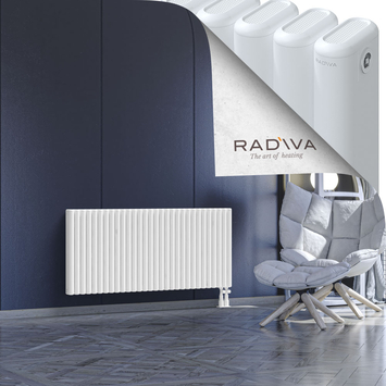 Kotto Aluminium Radiator 600x1346 White - Thumbnail