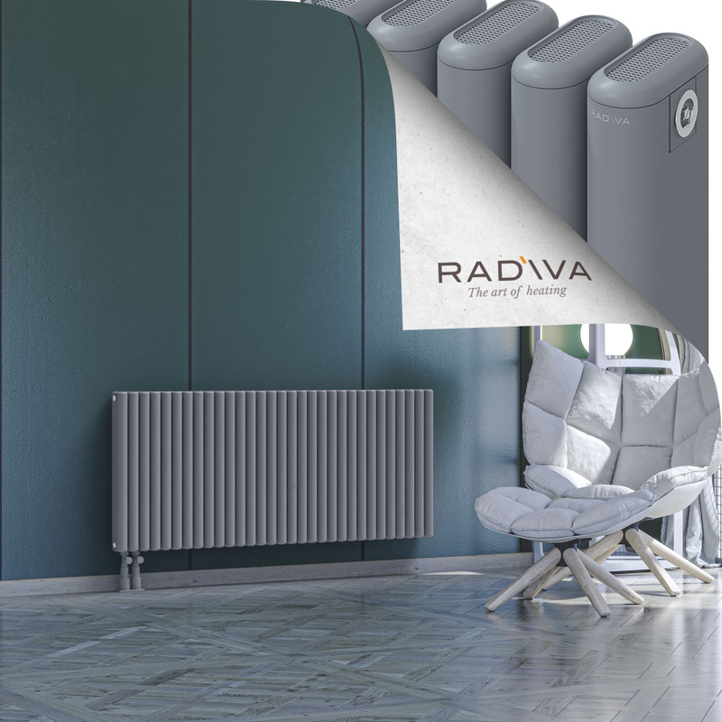 Kotto Aluminium Radiator 600x1391 Grey