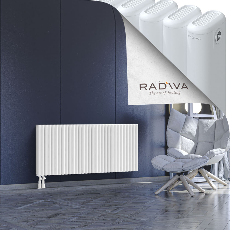 Kotto Aluminium Radiator 600x1391 White