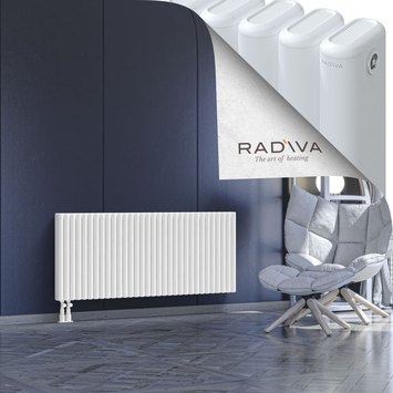 Kotto Aluminium Radiator 600x1436 White - Thumbnail