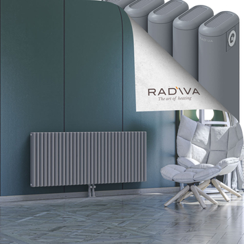 Kotto Aluminium Radiator 600x1481 Grey - Thumbnail