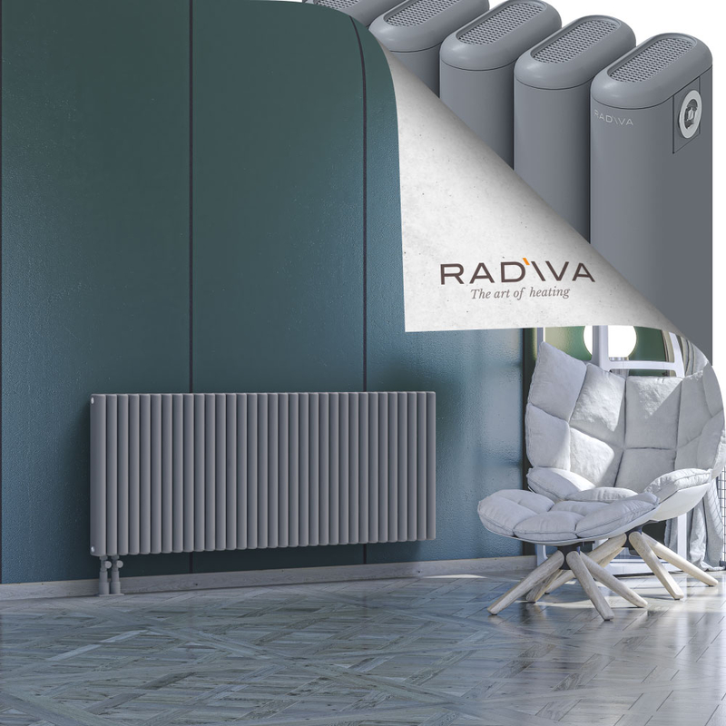 Kotto Aluminium Radiator 600x1481 Grey