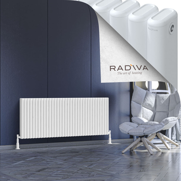 Kotto Aluminium Radiator 600x1526 White - Thumbnail