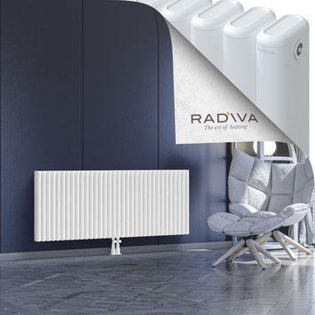 Kotto Aluminium Radiator 600x1526 White - Thumbnail