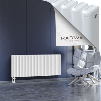 Kotto Aluminium Radiator 600x1526 White - Thumbnail