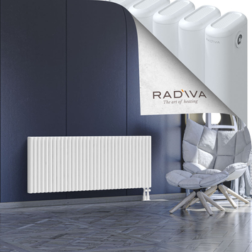 Kotto Aluminium Radiator 600x1526 White - Thumbnail