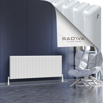 Kotto Aluminium Radiator 600x1571 White - Thumbnail