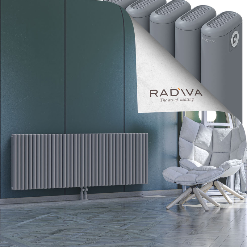 Kotto Aluminium Radiator 600x1706 Grey