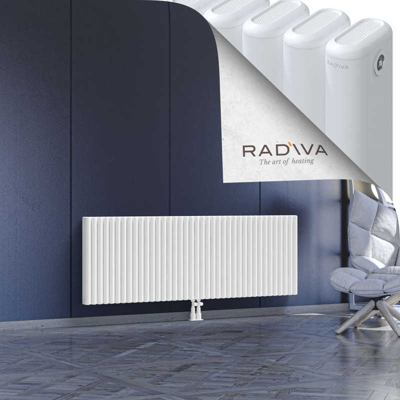 Kotto Aluminium Radiator 600x1751 White