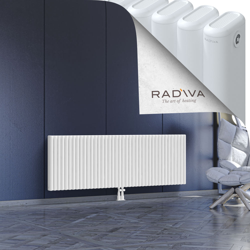 Kotto Aluminium Radiator 600x1796 White