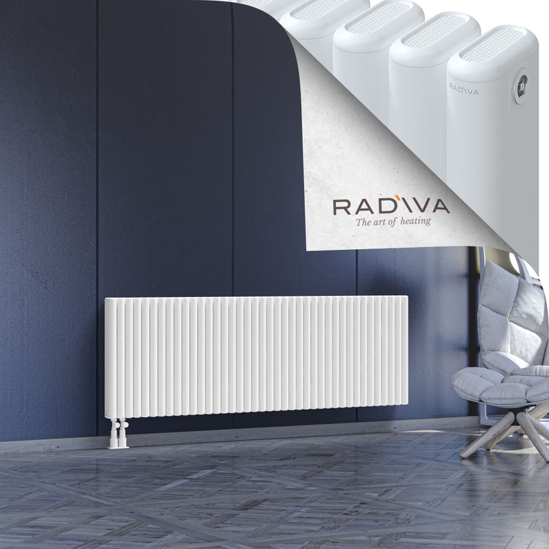 Kotto Aluminium Radiator 600x1796 White