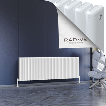 Kotto Aluminium Radiator 600x1841 White - Thumbnail