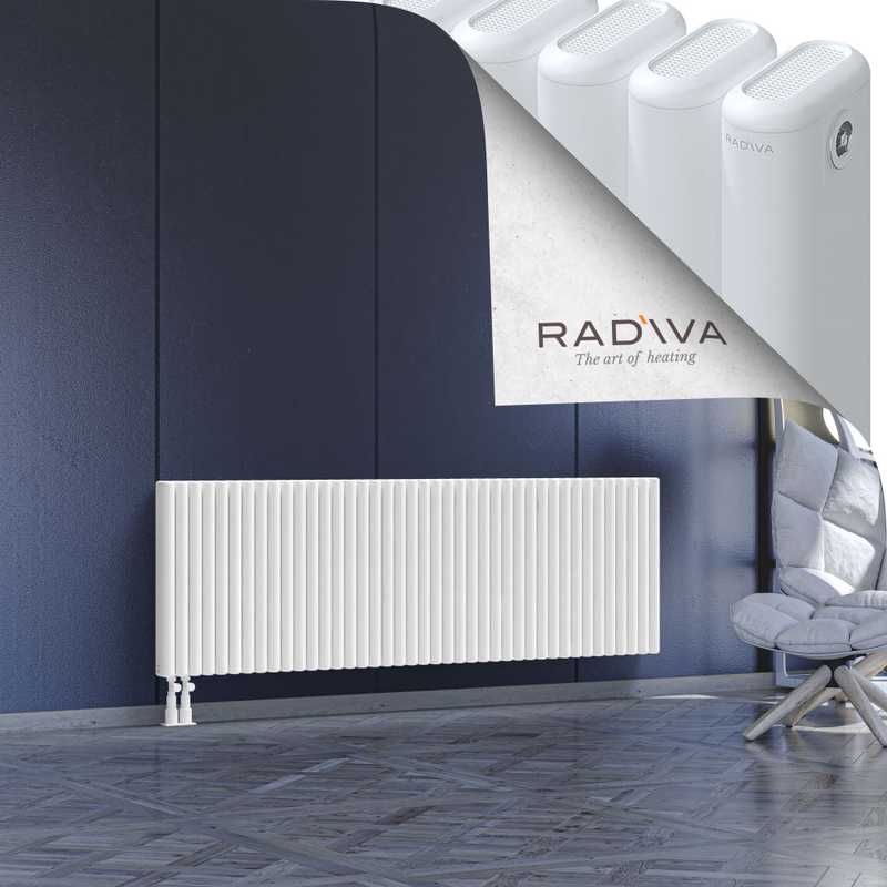 Kotto Aluminium Radiator 600x1841 White