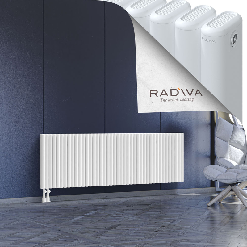 Kotto Aluminium Radiator 600x1886 White