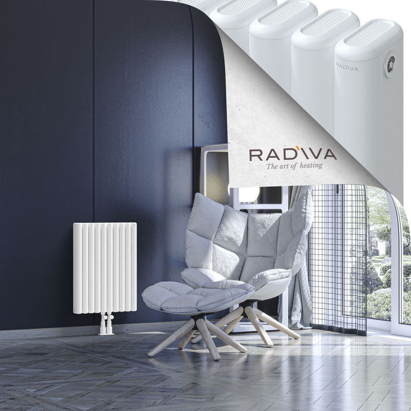 Kotto Aluminium Radiator 600x446 White