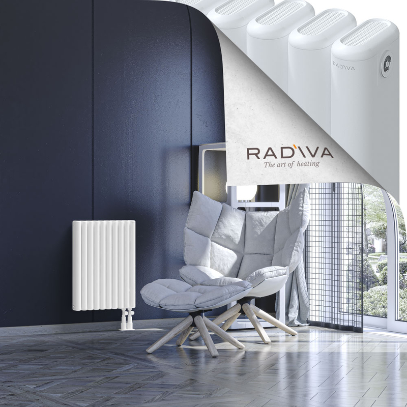 Kotto Aluminium Radiator 600x446 White