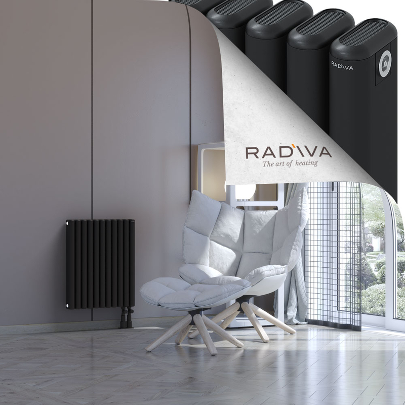 Kotto Aluminium Radiator 600x491 Black