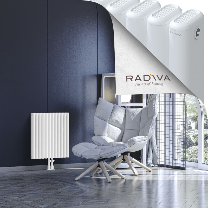 Kotto Aluminium Radiator 600x536 White