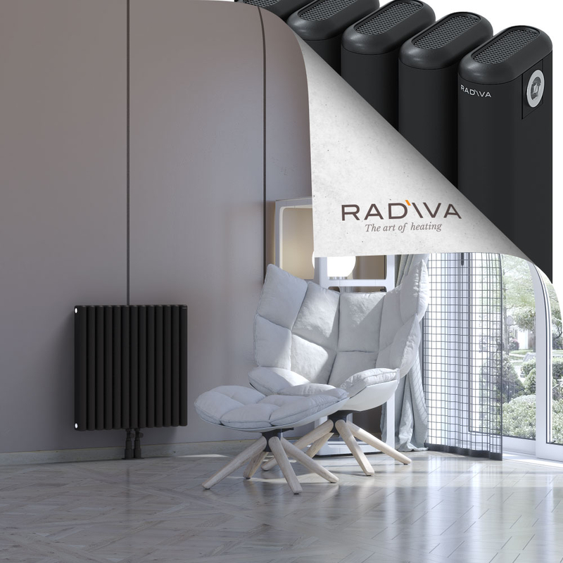 Kotto Aluminium Radiator 600x581 Black