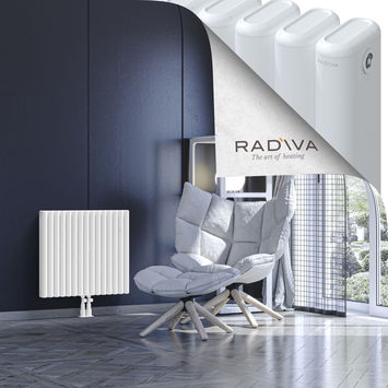 Kotto Aluminium Radiator 600x671 White - Thumbnail