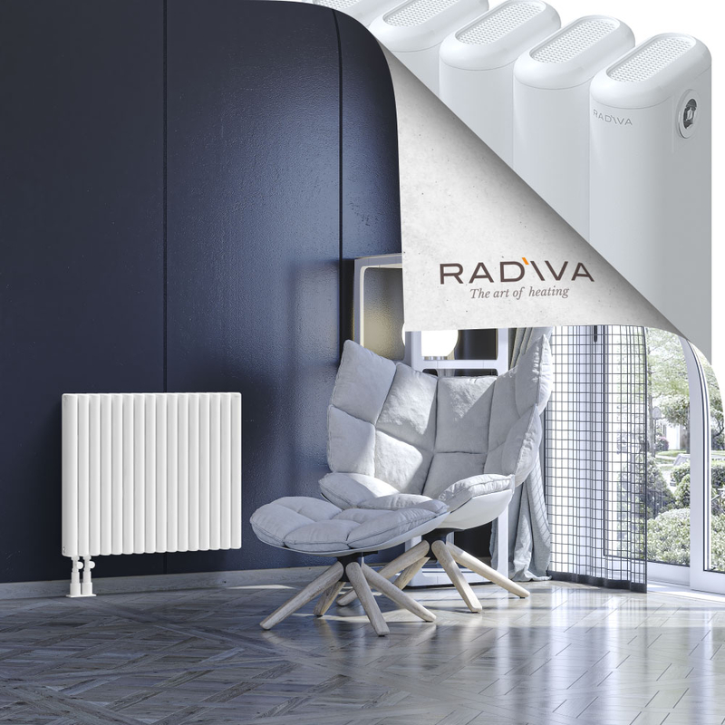 Kotto Aluminium Radiator 600x716 White