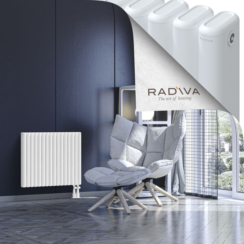 Kotto Aluminium Radiator 600x716 White