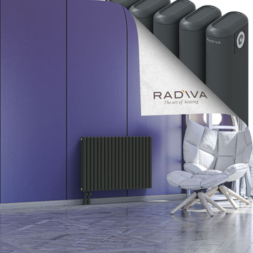 Kotto Aluminium Radiator 600x896 Dark Anthracite - Thumbnail