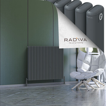 Kotto Aluminium Radiator 900x1076 Anthracite - Thumbnail