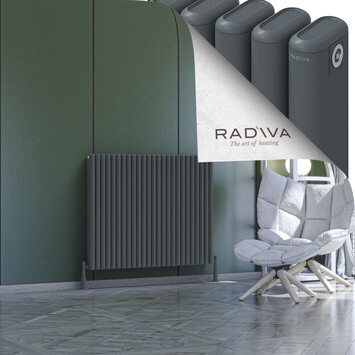 Kotto Aluminium Radiator 900x1121 Anthracite - Thumbnail