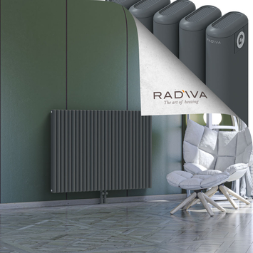 Kotto Aluminium Radiator 900x1256 Anthracite - Thumbnail