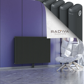 Kotto Aluminium Radiator 900x1346 Dark Anthracite - Thumbnail