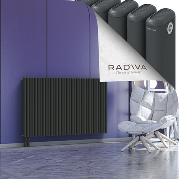 Kotto Aluminium Radiator 900x1481 Dark Anthracite - Thumbnail