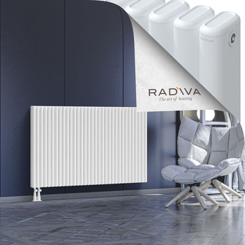 Kotto Aluminium Radiator 900x1481 White - Thumbnail