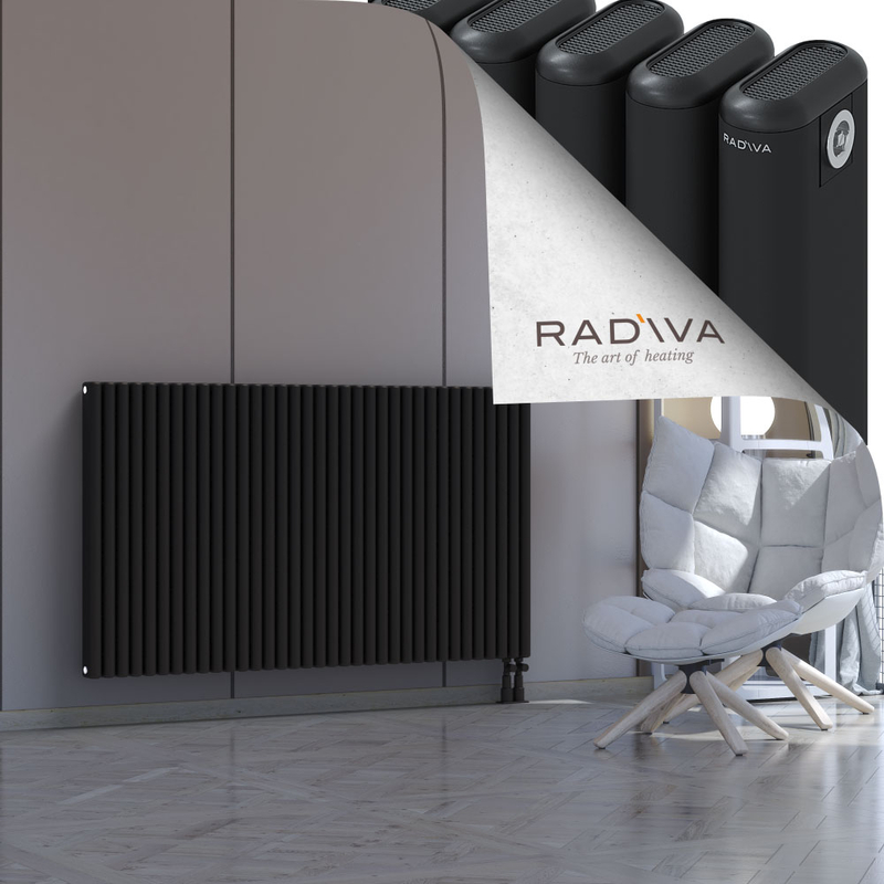 Kotto Aluminium Radiator 900x1571 Black