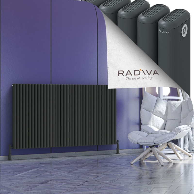 Kotto Aluminium Radiator 900x1661 Dark Anthracite