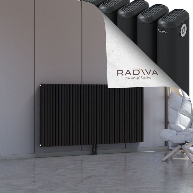 Kotto Aluminium Radiator 900x1751 Black