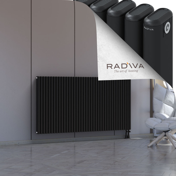 Kotto Aluminium Radiator 900x1751 Black - Thumbnail