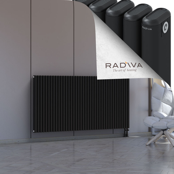 Kotto Aluminium Radiator 900x1796 Black - Thumbnail